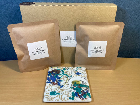 Original drip coffee × 2 + kutani coaster × 1(Global Shipping Available)