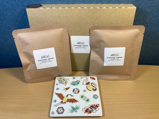 Original drip coffee × 2 + kutani coaster × 1(Global Shipping Available)