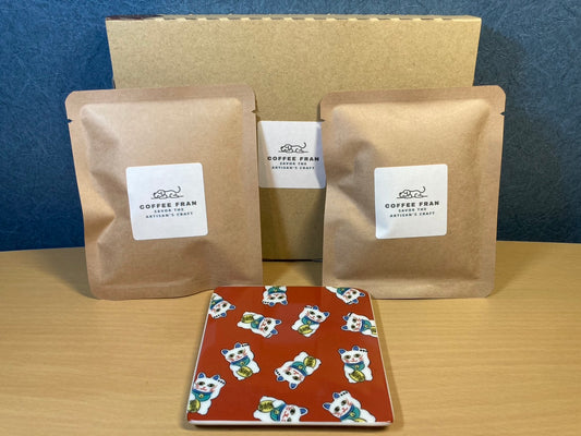 Original drip coffee × 2 + kutani coaster × 1(Global Shipping Available)